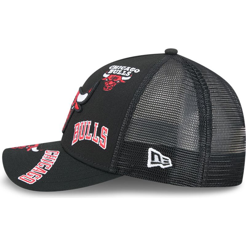 casquette-trucker-noire-9forty-m-crown-a-frame-all-over-chicago-bulls-nba-new-era casquette-trucker-noire-9forty-m-crown-a-frame-all-over-chicago-bulls-nba-new-era