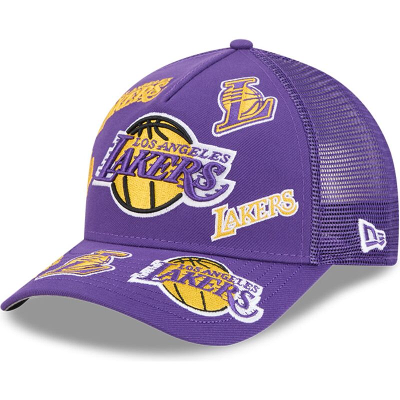 casquette-trucker-violette-9forty-m-crown-a-frame-all-over-los-angeles-lakers-nba-new-era casquette-trucker-violette-9forty-m-crown-a-frame-all-over-los-angeles-lakers-nba-new-era