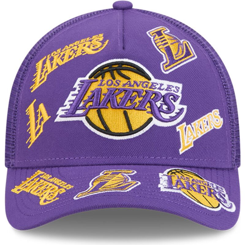 casquette-trucker-violette-9forty-m-crown-a-frame-all-over-los-angeles-lakers-nba-new-era casquette-trucker-violette-9forty-m-crown-a-frame-all-over-los-angeles-lakers-nba-new-era