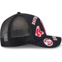 casquette-trucker-bleue-marine-9forty-m-crown-a-frame-all-over-boston-red-sox-mlb-new-era