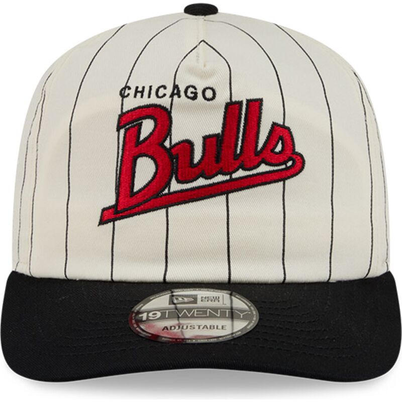 casquette-courbee-beige-et-noire-snapback-19twenty-pinstripe-chicago-bulls-nba-new-era