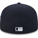 casquette-plate-bleue-marine-ajustee-59fifty-side-script-new-york-yankees-mlb-new-era