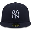 casquette-plate-bleue-marine-ajustee-59fifty-rhinestone-badge-new-york-yankees-mlb-new-era