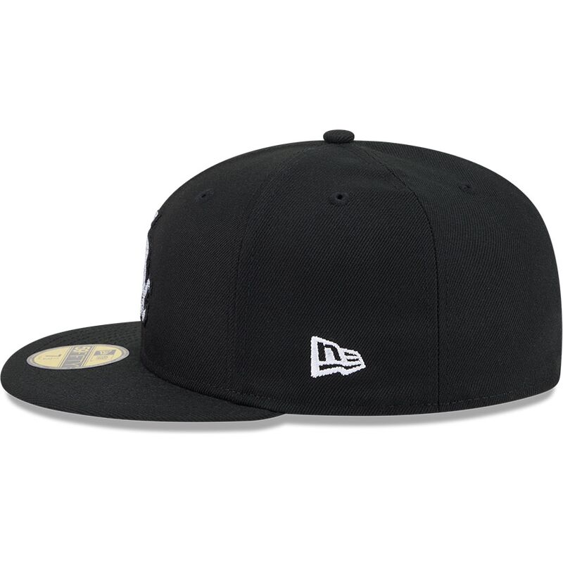 casquette-plate-noire-ajustee-59fifty-rhinestone-badge-chicago-white-sox-mlb-new-era