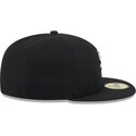 casquette-plate-noire-ajustee-59fifty-rhinestone-badge-chicago-white-sox-mlb-new-era