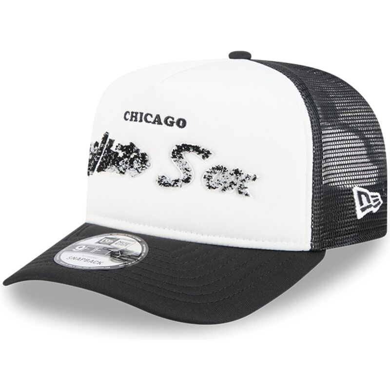 casquette-trucker-noire-et-blanche-9fifty-a-frame-na-lifestyle-f1-chicago-white-sox-mlb-new-era casquette-trucker-noire-et-blanche-9fifty-a-frame-na-lifestyle-f1-chicago-white-sox-mlb-new-era