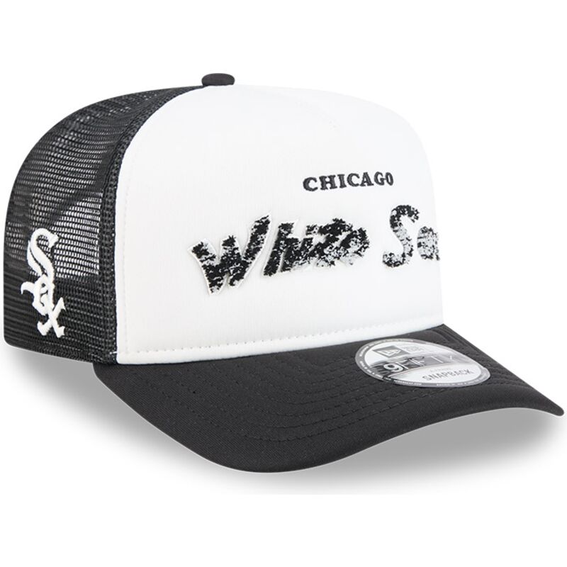 casquette-trucker-noire-et-blanche-9fifty-a-frame-na-lifestyle-f1-chicago-white-sox-mlb-new-era casquette-trucker-noire-et-blanche-9fifty-a-frame-na-lifestyle-f1-chicago-white-sox-mlb-new-era