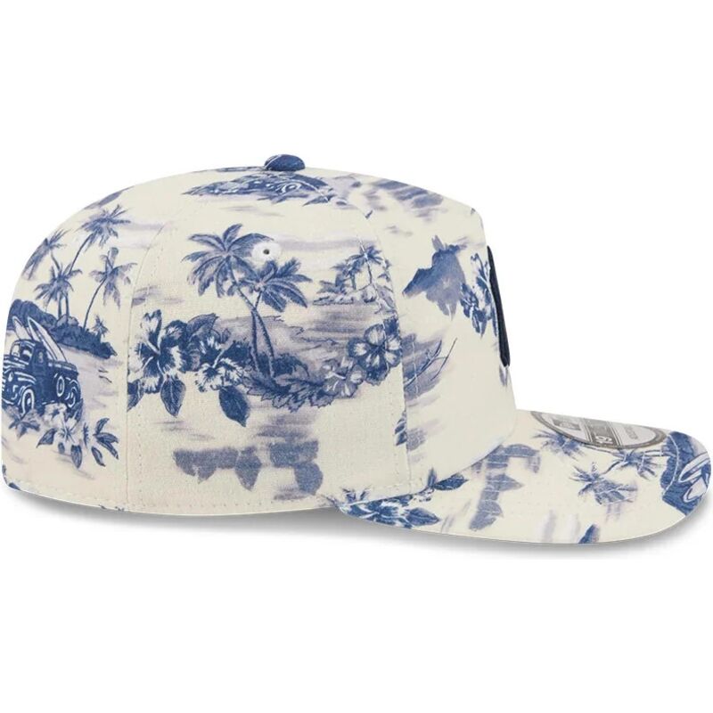 casquette-courbee-bleue-marine-et-blanche-snapback-19twenty-tropics-new-york-yankees-mlb-new-era