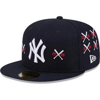 Casquette plate bleue marine ajustée 59FIFTY Spike Lee Crossed Bats New York Yankees MLB New Era