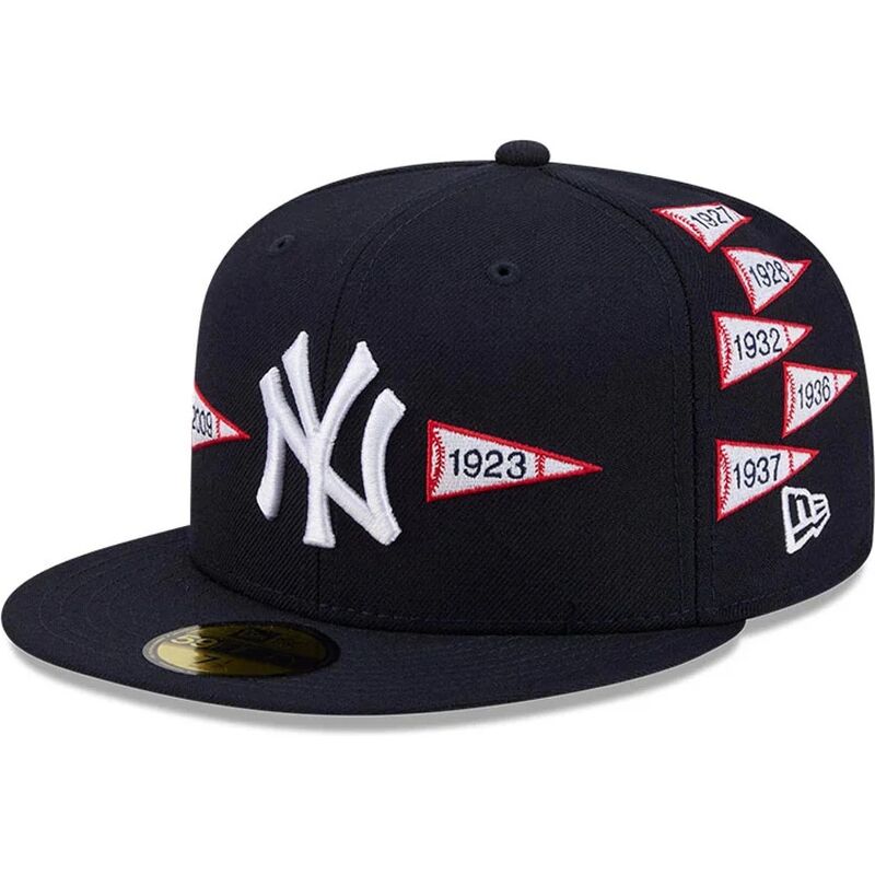 casquette-plate-bleue-marine-ajustee-59fifty-spike-lee-flags-new-york-yankees-mlb-new-era