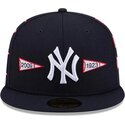 casquette-plate-bleue-marine-ajustee-59fifty-spike-lee-flags-new-york-yankees-mlb-new-era