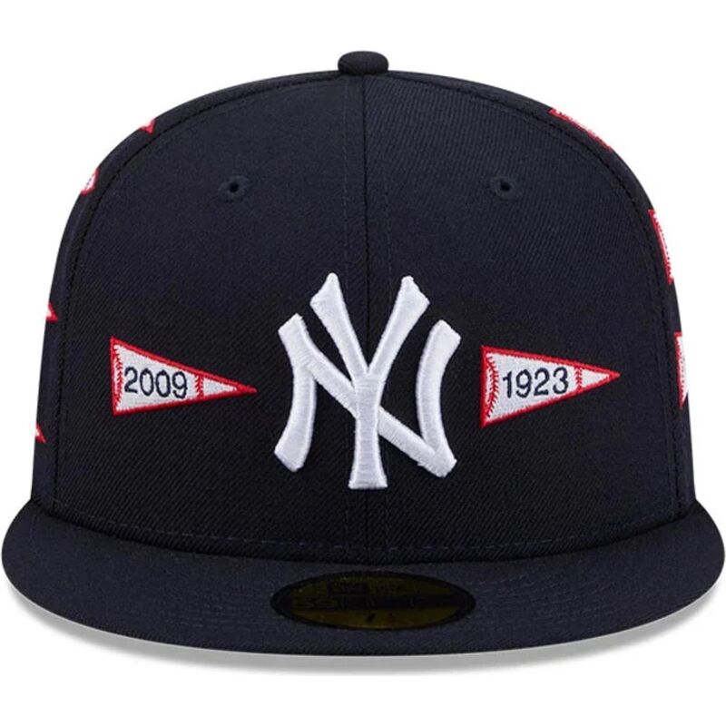 casquette-plate-bleue-marine-ajustee-59fifty-spike-lee-flags-new-york-yankees-mlb-new-era