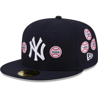 Casquette plate bleue marine ajustée 59FIFTY Spike Lee Patches New York Yankees MLB New Era