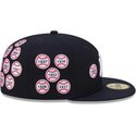 casquette-plate-bleue-marine-ajustee-59fifty-spike-lee-patches-new-york-yankees-mlb-new-era