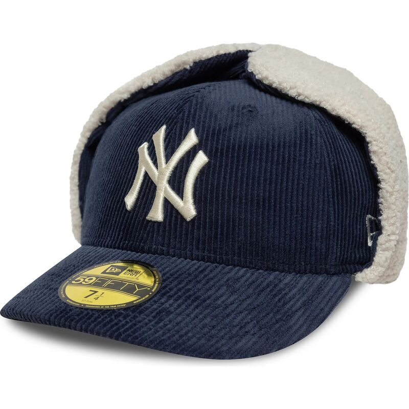 casquette-courbee-bleue-marine-ajustee-59fifty-cord-dog-ear-new-york-yankees-mlb-new-era casquette-courbee-bleue-marine-ajustee-59fifty-cord-dog-ear-new-york-yankees-mlb-new-era