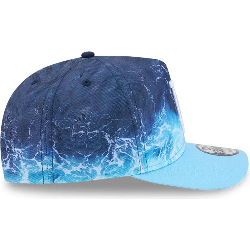casquette-courbee-bleue-snapback-9fifty-a-frame-deep-water-los-angeles-dodgers-mlb-new-era