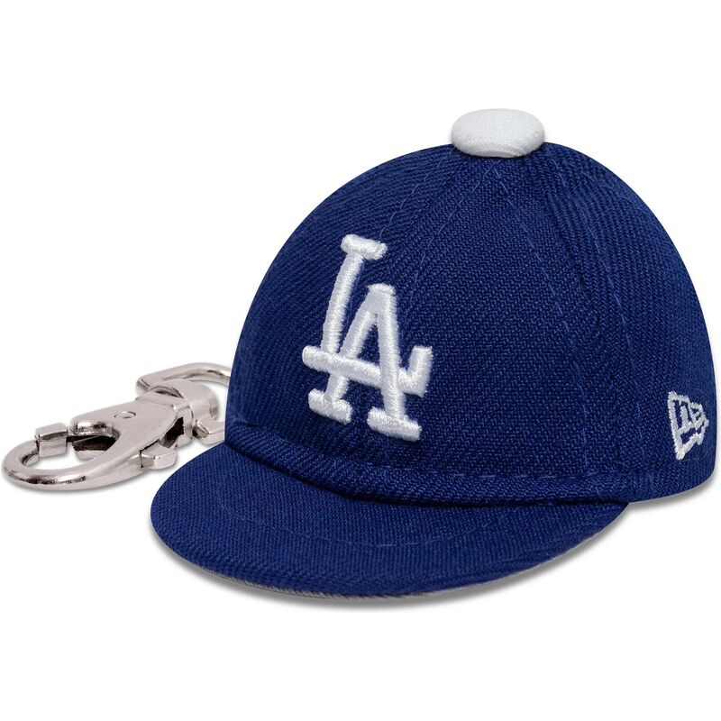porte-cles-bleu-mini-cap-keychain-los-angeles-dodgers-mlb-new-era