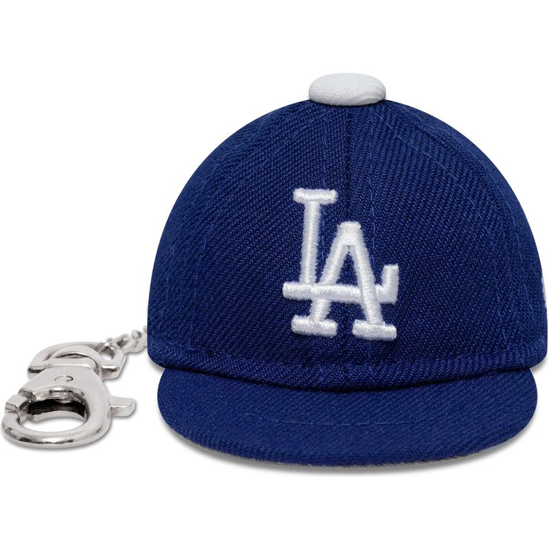 porte-cles-bleu-mini-cap-keychain-los-angeles-dodgers-mlb-new-era