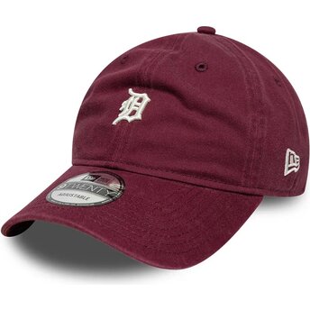 Casquette courbée grenat ajustable 9TWENTY Mini Logo Detroit Tigers MLB New Era