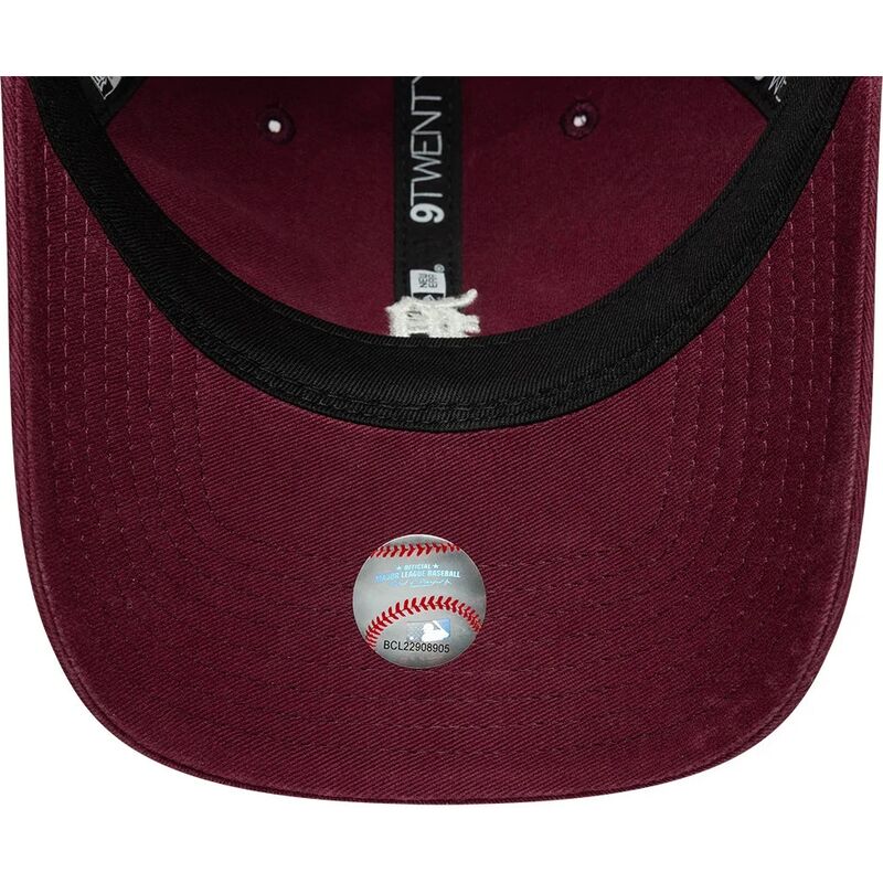 casquette-courbee-grenat-ajustable-9twenty-mini-logo-detroit-tigers-mlb-new-era