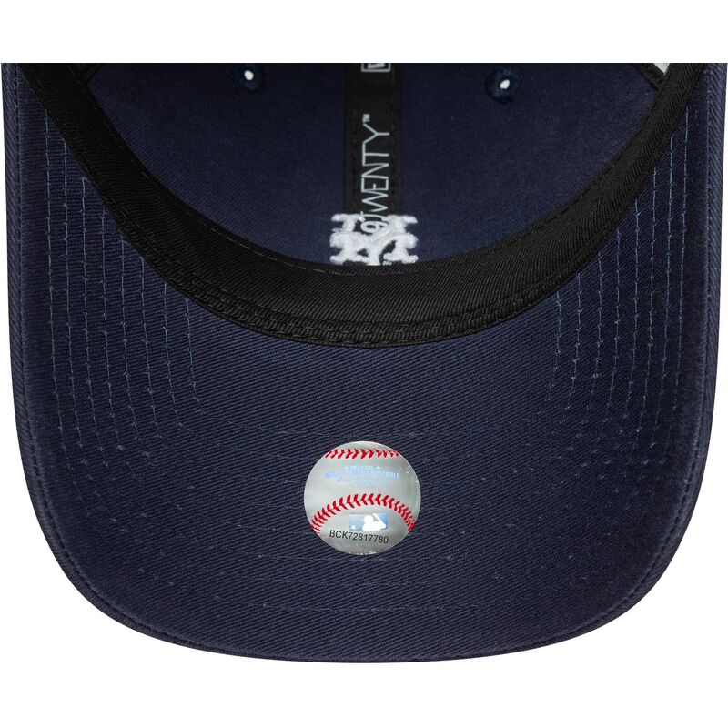 casquette-courbee-bleue-marine-ajustable-9twenty-washed-mini-logo-new-york-mets-mlb-new-era