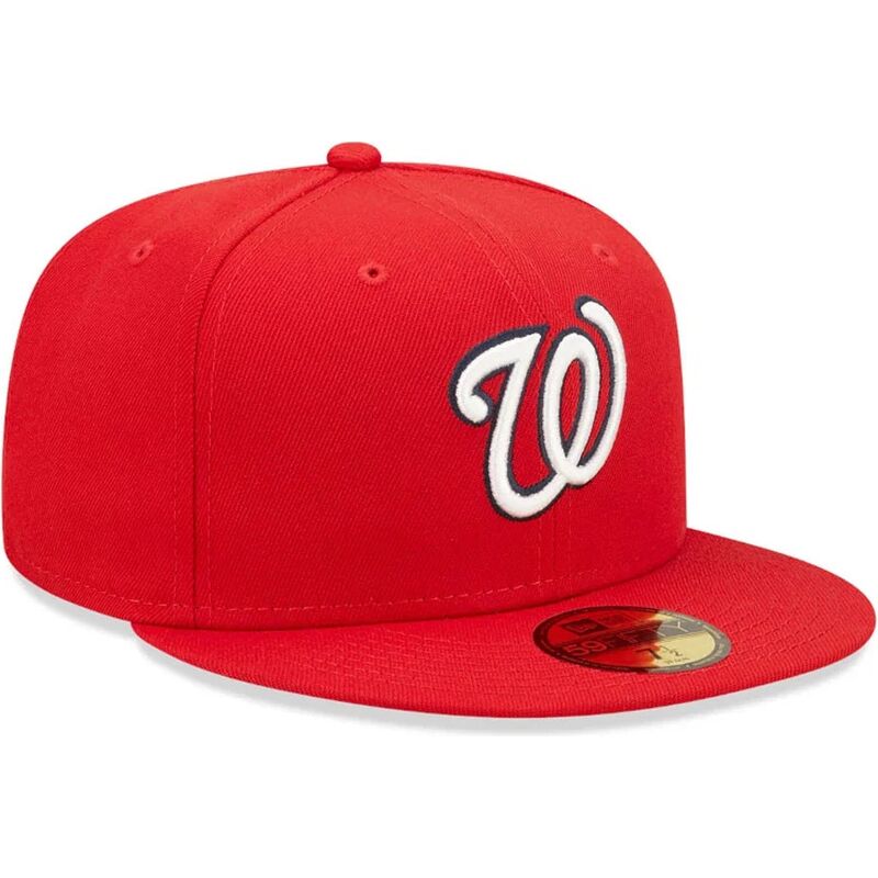 casquette-plate-rouge-ajustee-59fifty-ac-perf-washington-nationals-mlb-new-era