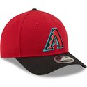 casquette-courbee-rouge-et-noire-snapback-9forty-m-crown-player-replica-arizona-diamondbacks-mlb-new-era