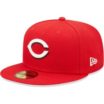 Casquette plate rouge ajustée 59FIFTY AC Perf Cincinnati Reds MLB New Era