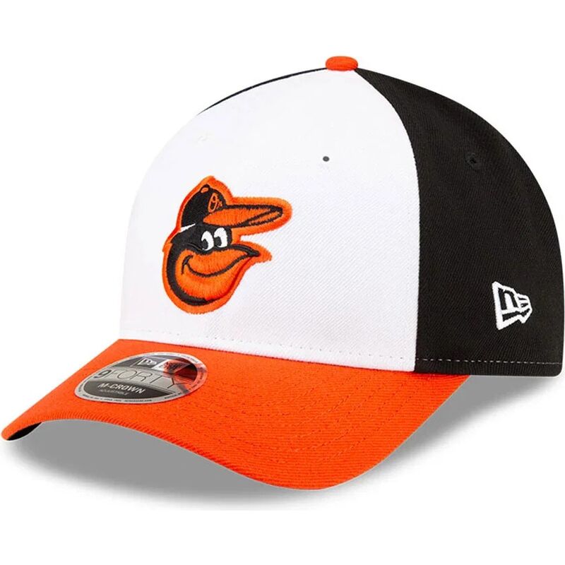 casquette-courbee-orange-et-noire-snapback-9forty-m-crown-player-replica-baltimore-orioles-mlb-new-era