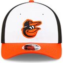 casquette-courbee-orange-et-noire-snapback-9forty-m-crown-player-replica-baltimore-orioles-mlb-new-era