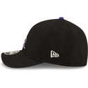 casquette-courbee-noire-snapback-avec-logo-violet-9forty-m-crown-player-replica-colorado-rockies-mlb-new-era