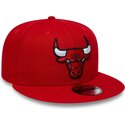 casquette-plate-rouge-snapback-9fifty-chicago-bulls-nba-new-era