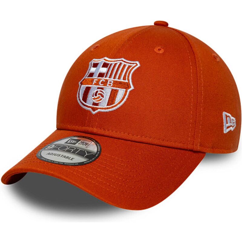 casquette-courbee-orange-ajustable-9forty-seasonal-fc-barcelona-laliga-new-era