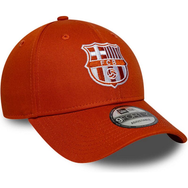 casquette-courbee-orange-ajustable-9forty-seasonal-fc-barcelona-laliga-new-era