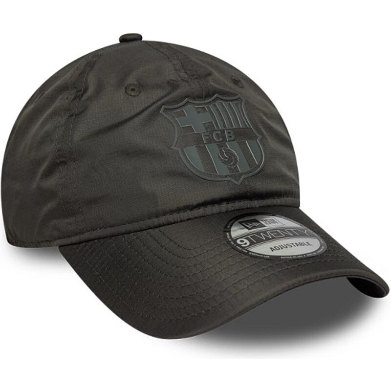 casquette-courbee-grise-ajustable-9twenty-ripstop-fc-barcelona-laliga-new-era