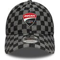 casquette-courbee-noire-ajustable-9twenty-check-ducati-motor-motogp-new-era