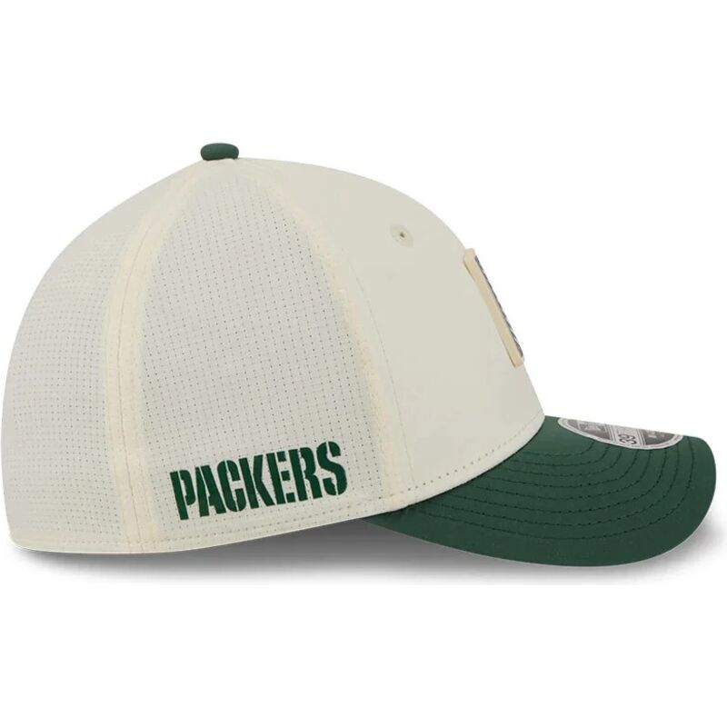 casquette-courbee-verte-et-beige-ajustee-39thirty-m-crown-training-2026-green-bay-packers-nfl-new-era