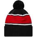 bonnet-avec-pompom-noir-et-rouge-sport-cuff-ac-milan-new-era