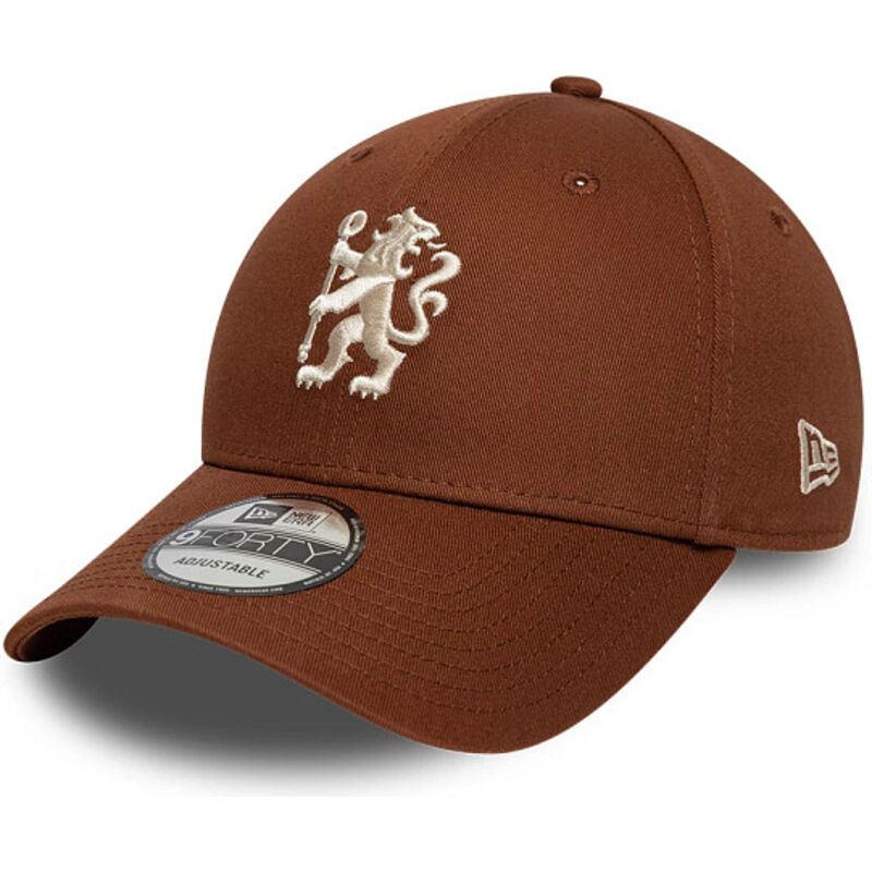 casquette-courbee-marron-snapback-9forty-team-chelsea-football-club-premier-league-new-era