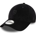 casquette-courbee-noire-ajustable-avec-logo-noir-9forty-baby-cord-stade-toulousain-top-14-new-era