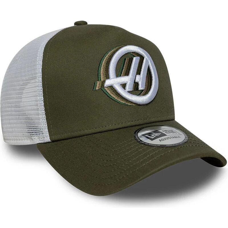 casquette-trucker-verte-et-blanche-a-frame-seasonal-haas-f1-team-formula-1-new-era casquette-trucker-verte-et-blanche-a-frame-seasonal-haas-f1-team-formula-1-new-era