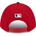 casquette-courbee-rouge-et-bleue-marine-snapback-9forty-m-crown-player-replica-cleveland-guardians-mlb-new-era