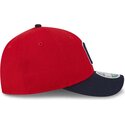 casquette-courbee-rouge-et-bleue-marine-snapback-9forty-m-crown-player-replica-cleveland-guardians-mlb-new-era