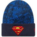 bonnet-bleu-marine-pour-enfant-superman-dc-comics-new-era