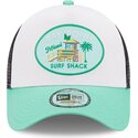 casquette-trucker-verte-et-blanche-a-frame-location-miami-new-era