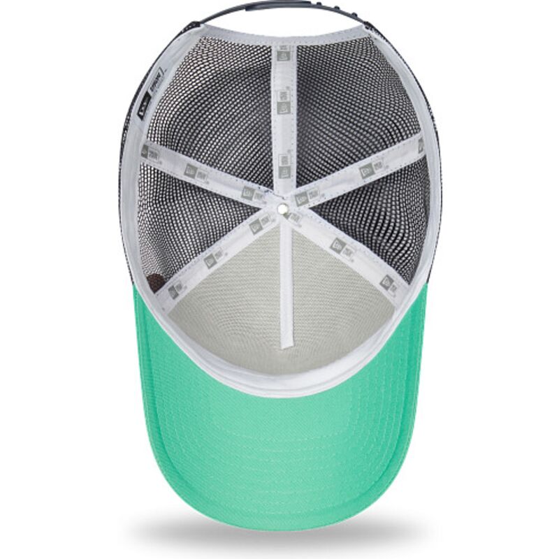 casquette-trucker-verte-et-blanche-a-frame-location-miami-new-era