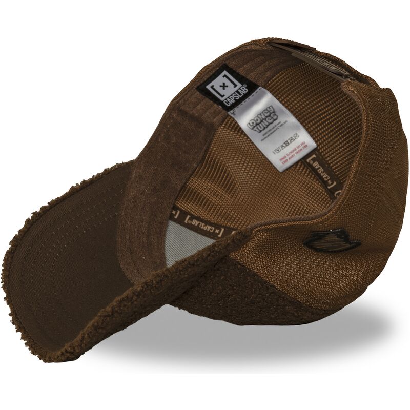 casquette-trucker-marron-diable-tasmanie-loo14-taz-looney-tunes-capslab casquette-trucker-marron-diable-tasmanie-loo14-taz-looney-tunes-capslab