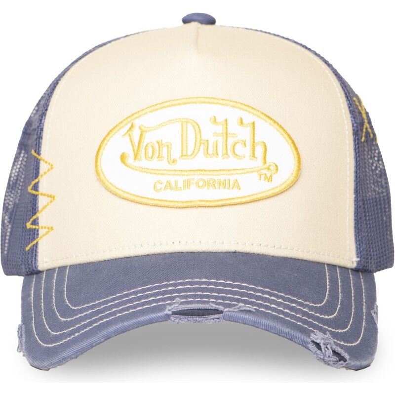 casquette-trucker-beige-et-violette-used-13-von-dutch casquette-trucker-beige-et-violette-used-13-von-dutch