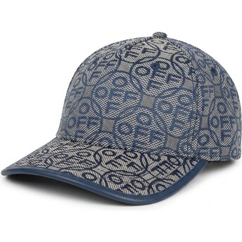 Casquette courbée bleue marine ajustable Off Jacquard Canvas L/AB c/o Off-White™