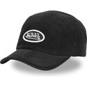 casquette-5-panel-courbee-noire-et-blanche-ajustable-c5p-vel05-von-dutch